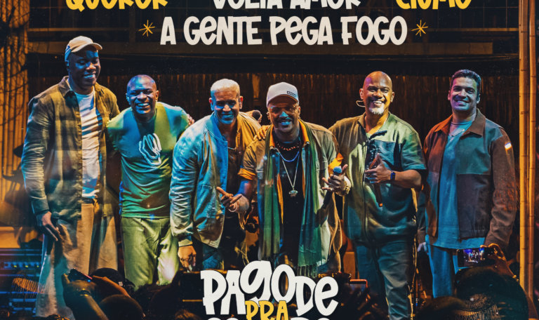 Pagode pra Sempre reúne sucessos dos anos 2000 em pot-pourri com ícones do gênero
