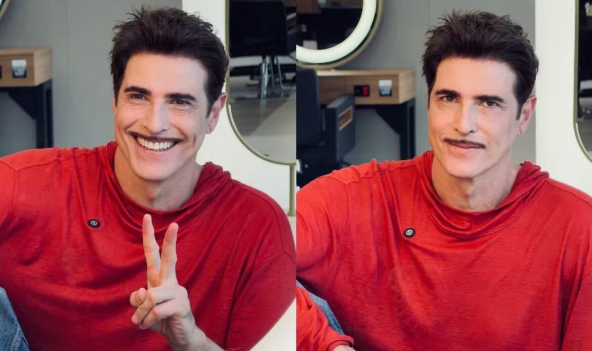 Reynaldo Gianecchini abandona cabelos grisalhos, adota 'bigode de cria' e surpreende fãs 47 Reynaldo Gianecchini abandona cabelos grisalhos, adota 'bigode de cria' e surpreende fãs