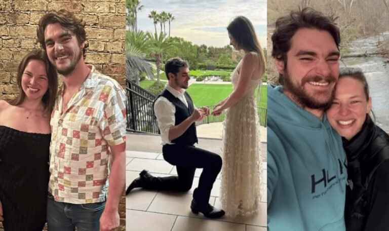 Ator de “Breaking Bad” morreu dois dias após aniversário da noiva 48 RJ Mitte, ator de "Breaking Bad", e a ex-noiva, Kennedy Suarez. Foto: Reprodução/Instagram