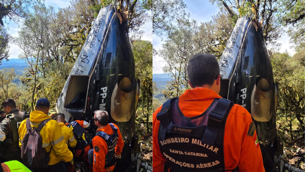 Relatório aponta falhas elétricas em helicóptero que caiu com Rick; caixa-preta não registrou voo