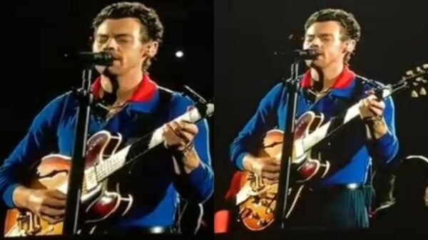 Harry Styles canta música que compôs para Liam Payne — Foto: Reprodução/Instagram
