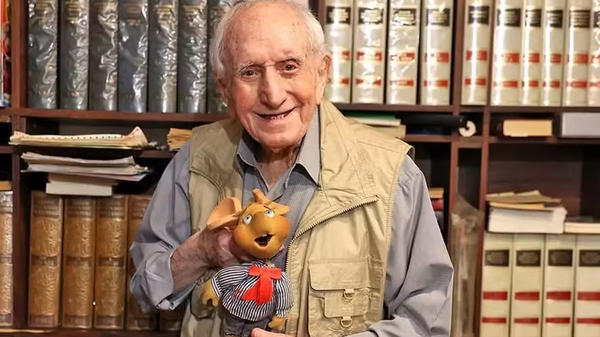 Ator e dublador italiano Peppino Mazzullo morreu aos 100 anos — Foto: Divulgação