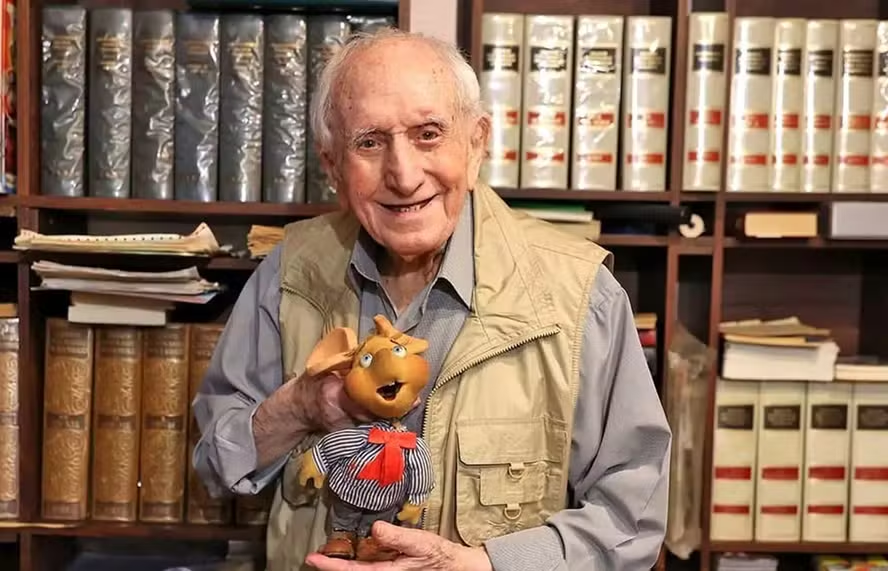 Ator e dublador italiano Peppino Mazzullo morreu aos 100 anos — Foto: Divulgação