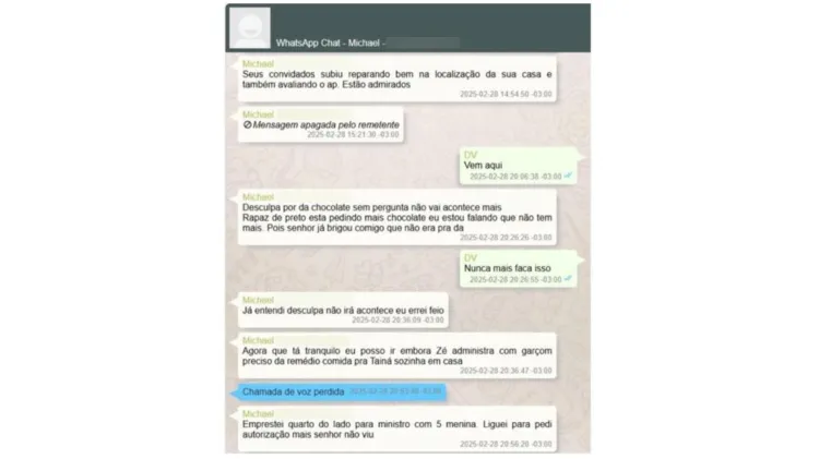 Mensagens no celular de Vorcaro citam “Kassio” e quarto reservado para ministro com "cinco meninas" 49 Mensagens no celular de Vorcaro citam “Kassio” e quarto reservado para ministro com "cinco meninas"