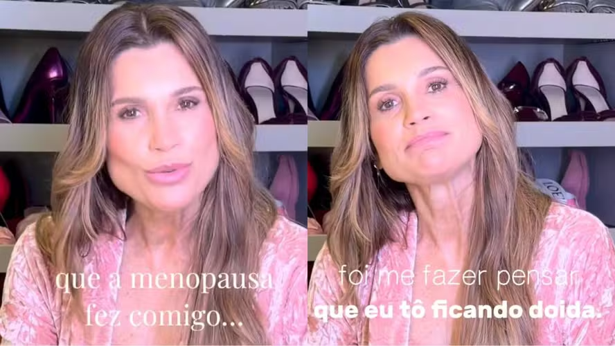 Flávia Alessandra relata impactos da menopausa: “Me fez pensar que estou ficando doida”