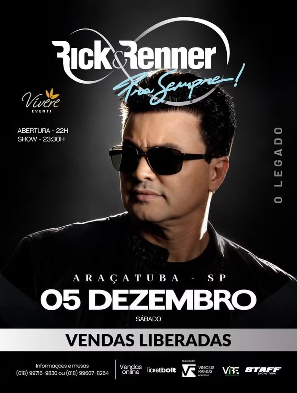 Renner anuncia retorno aos palcos após morte de Rick com show em homenagem à dupla 47 Renner anuncia retorno aos palcos após morte de Rick com show em homenagem à dupla