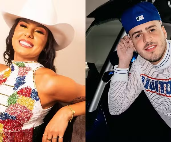 Jon Vlogs e Ana Castela levantam suspeitas de beijo durante live nos Estados Unidos