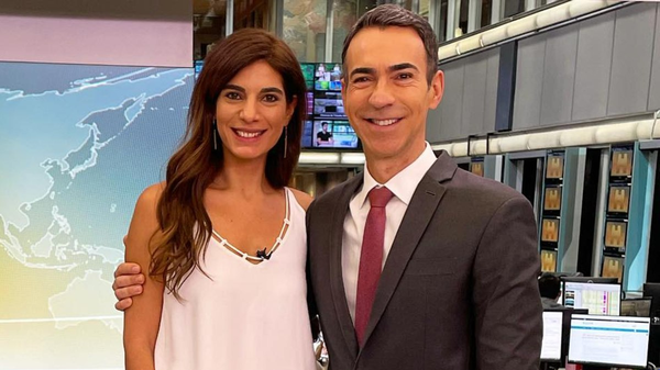 Globo pode dar "férias emergenciais" para César Tralli e Andreia Sadi após polêmicas nos bastidores