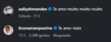 Irmã de Shawn Mendes compartilha registros de viagem ao Rio com Bruna Marquezine e se declara: "Te amo"