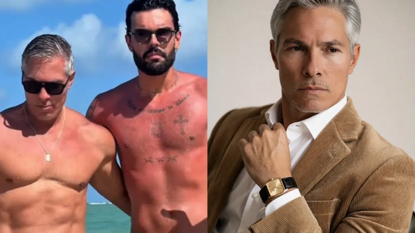 Sogro de Luan Pereira impressiona aos 62 anos com físico definido; veja comparação