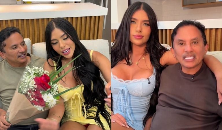 Manoel Gomes surge em clima de romance com influenciadora conhecida como “Megan Fox brasileira”