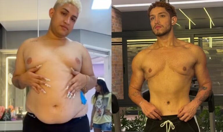 Influenciador elimina 57 kg em dois anos e surpreende famosas com transformação: “Tá tão gato!”